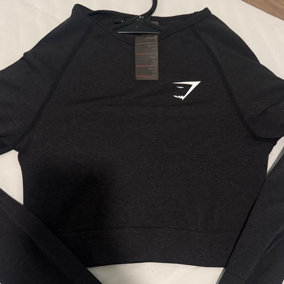 Gymshark Black Long Sleeve Women's Tee - Picture 2 of 2